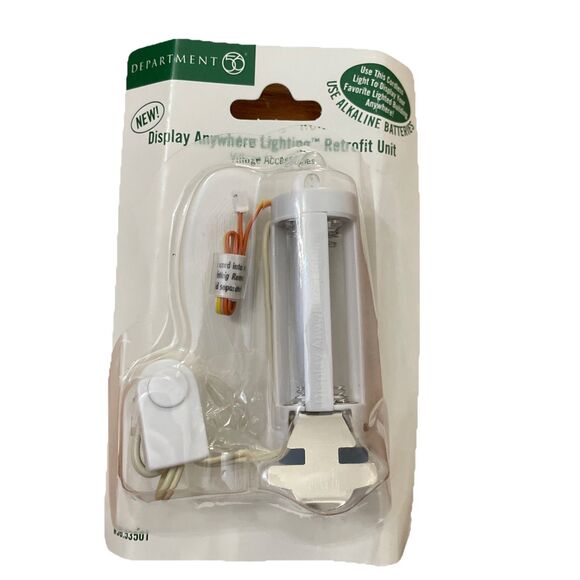 Department 56 Display Anywhere Lighting Retrofit Unit 56.53501 Christmas TESTED - Picture 1 of 7